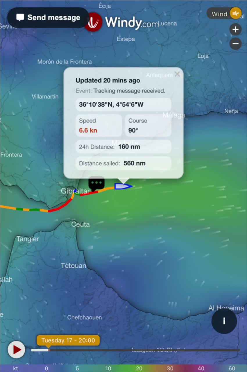 Live tracking preview